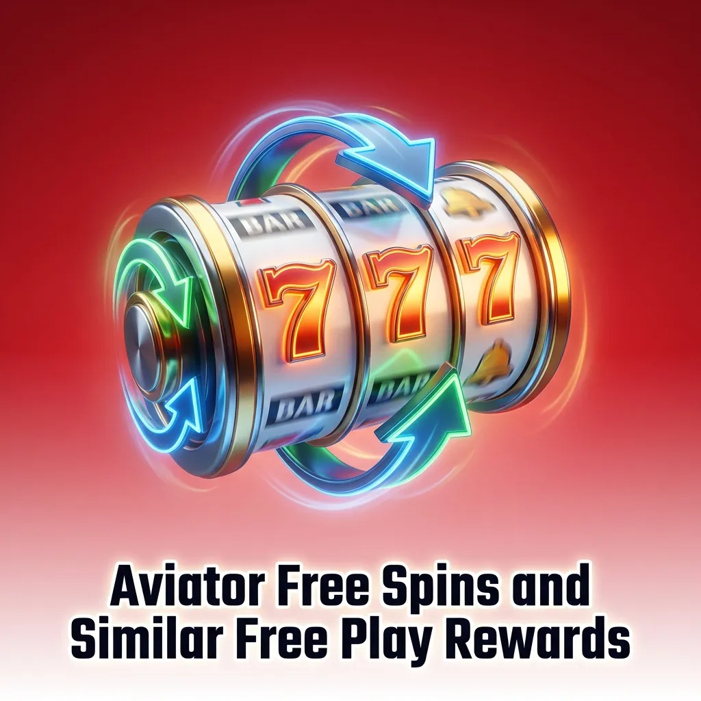 Illustration of Aviator game free spins bonus, with casino-funded rounds to practice risk-free before real money bets
