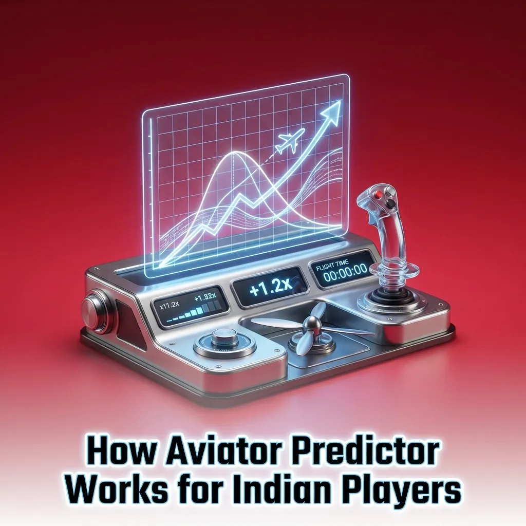 Illustration of Aviator Predictor app showing charts, bet signals, and tips for Indian players using the Aviator game