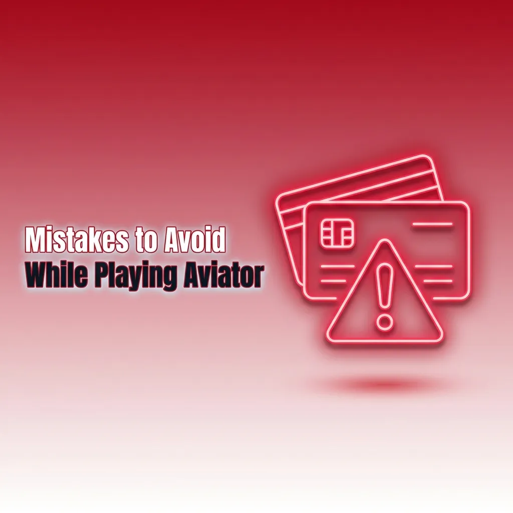 Infographic titled “Mistakes to Avoid While Playing Aviator” listing common gameplay errors and brief tips to prevent them.