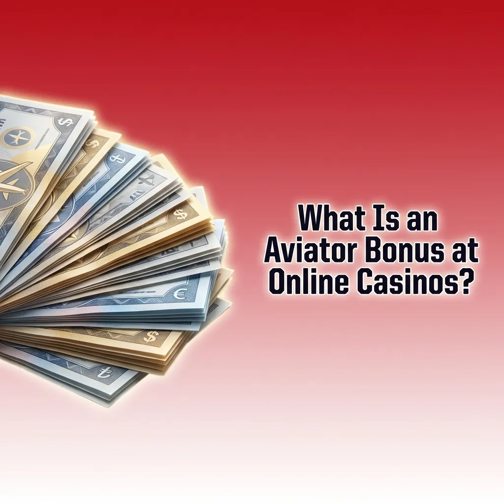 Illustration of Aviator casino bonus with coins, bonus cash, and free spins icons around a rising plane graph
